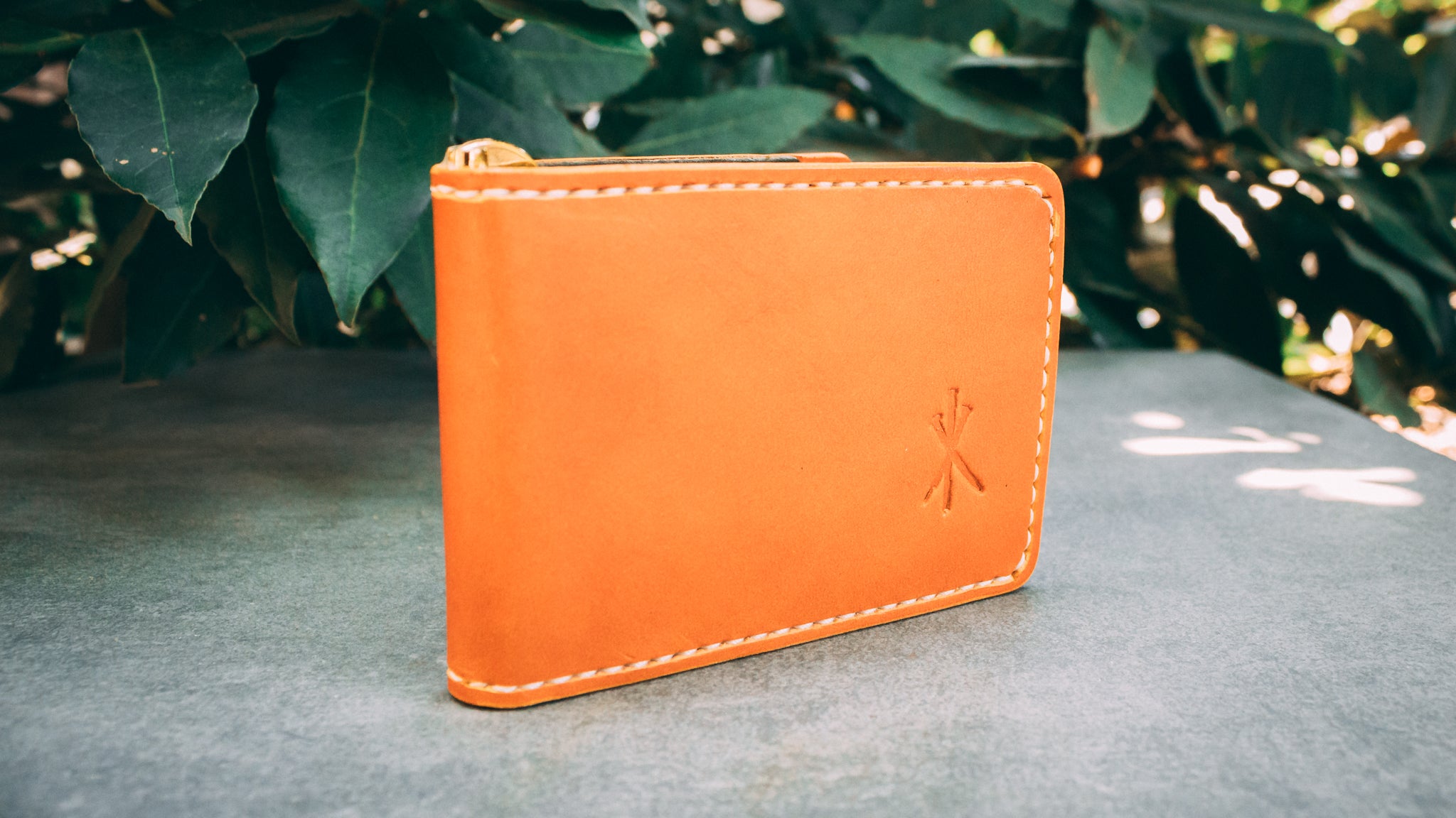 Full grain leather wallet