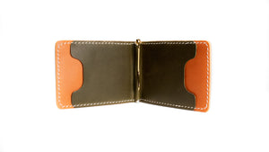 single fold leather wallet