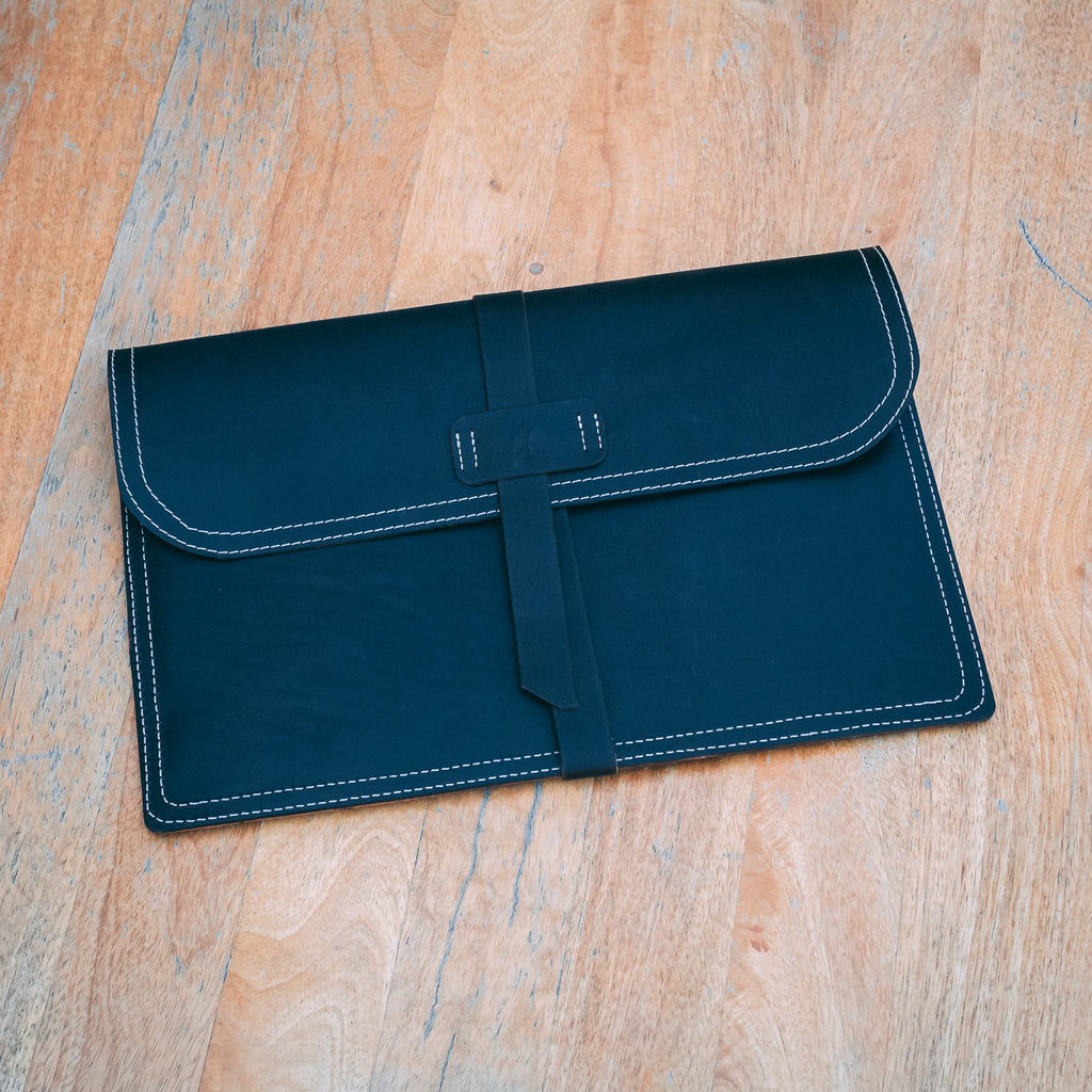 Custom leather laptop case